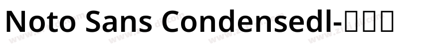 Noto Sans Condensedl字体转换
